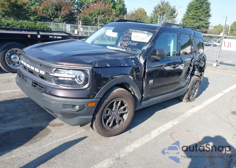 2021 Ford Bronco Sport Big Bend z USA, uszkodzony, nr VIN 3FMCR9B67MRA00734